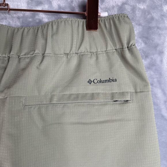 Columbia Shorts Womens Medium Sage Green Pull-on Ripstop 5" Inseam - Picture 4 of 13